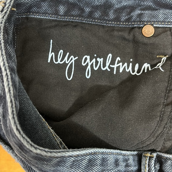 GRLFRND The Helena High Rise Straight Leg Jeans Blue Size 27 - Picture 15 of 15